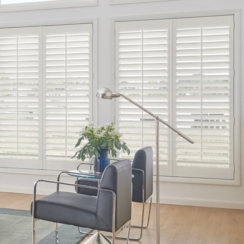 Manufacturer PVC Plantation Shutter Horizintal Cafe Shutters