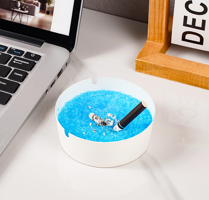 Custom Printed Eco-Friendly Home Office Individual Package Disposable Single Wall Paper Ashtray