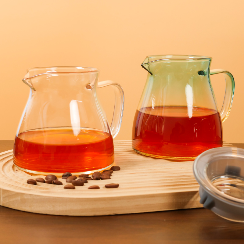 Heat-Resistant Glass Drink Server 400ml & 600ml Sizes