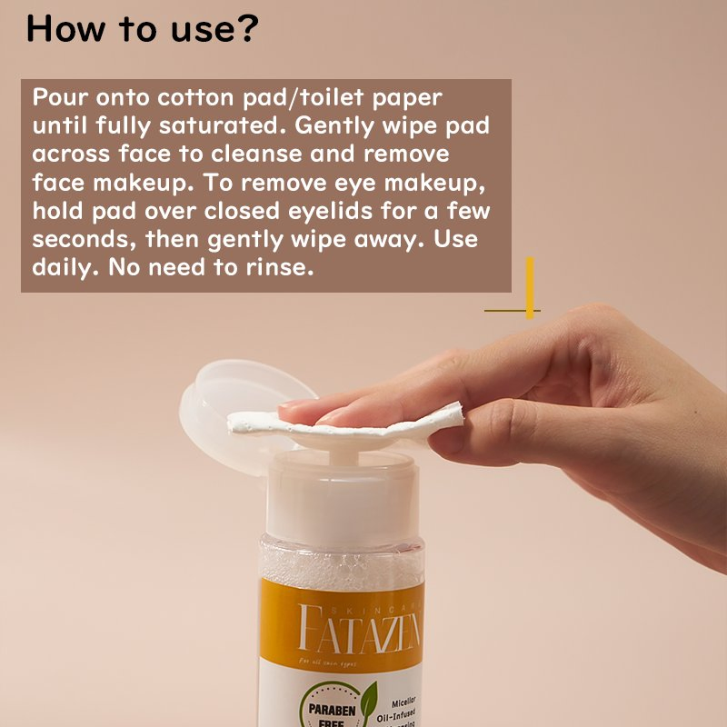 Deep Cleaning Water-Oil Combination Face Eye Base Facial Cleanser Makeup Remover