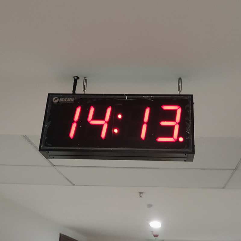 Large Size Red Emitting Remote Control LED Digital Clock System Wall Clock