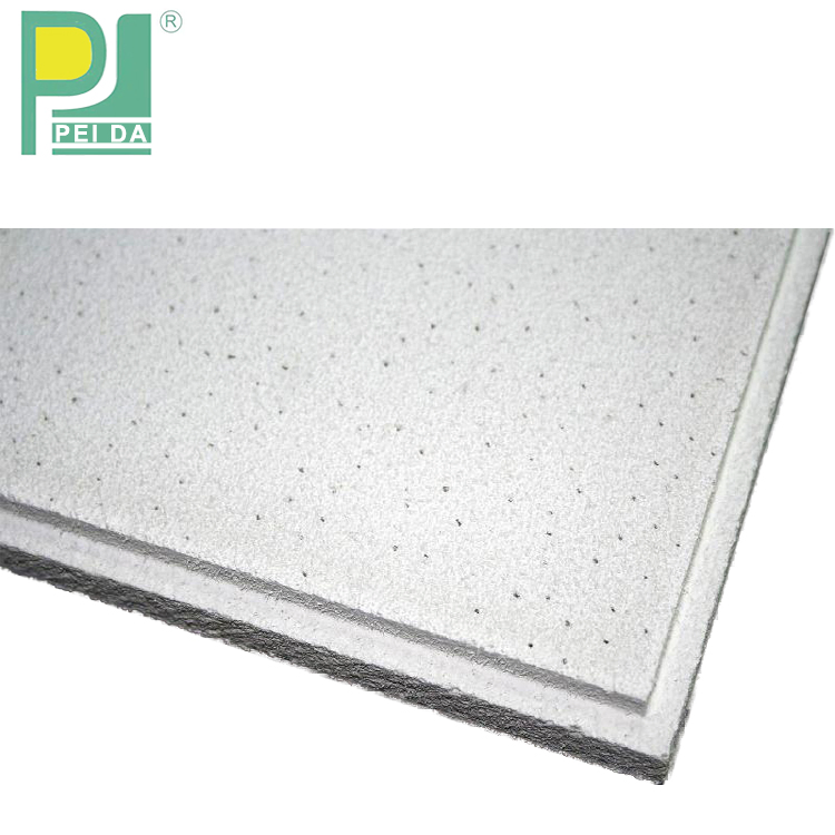 Suspended Mineral Fiber Ceiling Board Fine Fissued