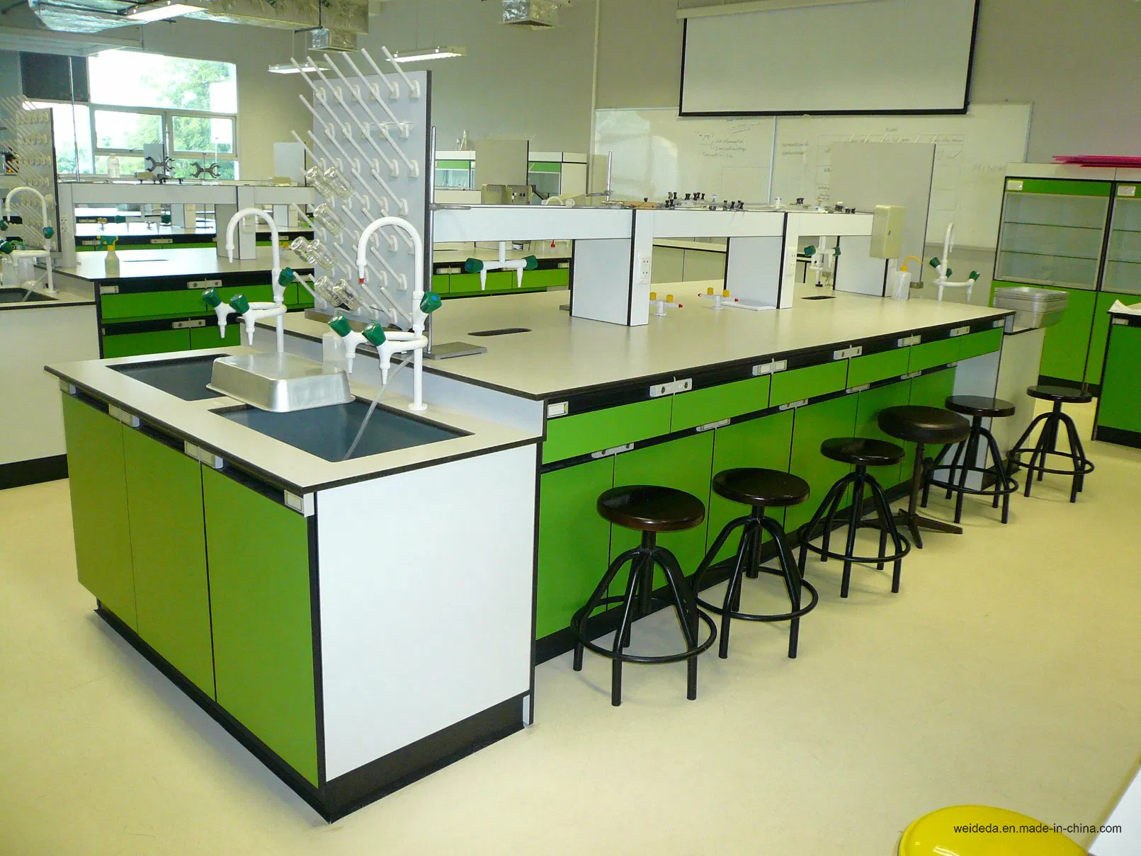 Custom Horse Tack Storage Cabinets Wood Grain HPL for Gym