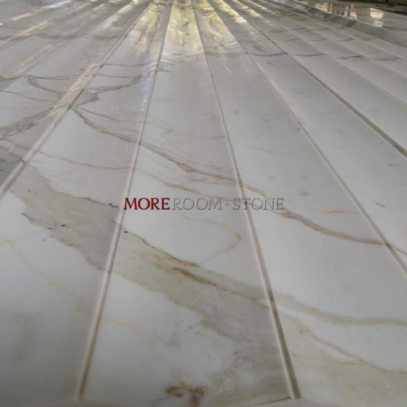 Lightweight Natural Stone Calacatta Gold Marble Composite Aluminum Honeycomb Panel for Wall Tile