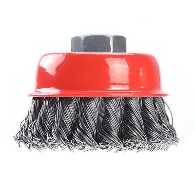 Чашечная щетка из нержавеющей стали Twisted Knot