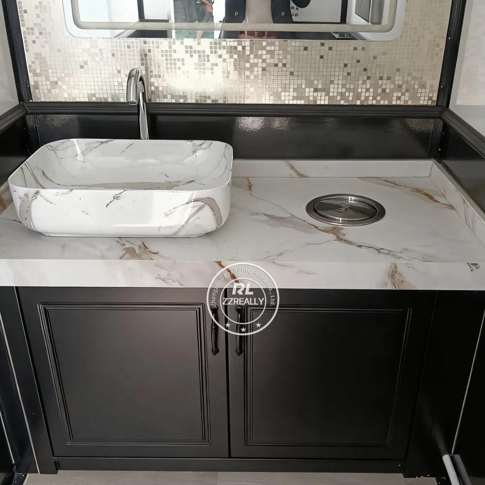 Luxury Events Camping Toilet Trailer Outdoor Restroom Portable Mobile Bathroom Trailer for Events