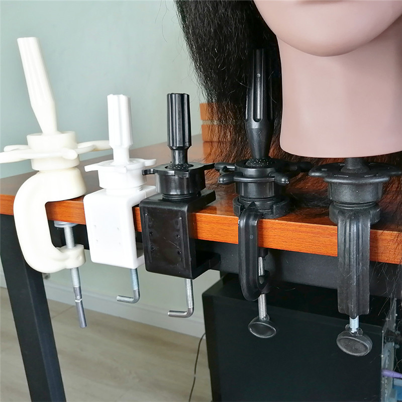 Манекен-голова для париков и тренировок с цветочным принтом