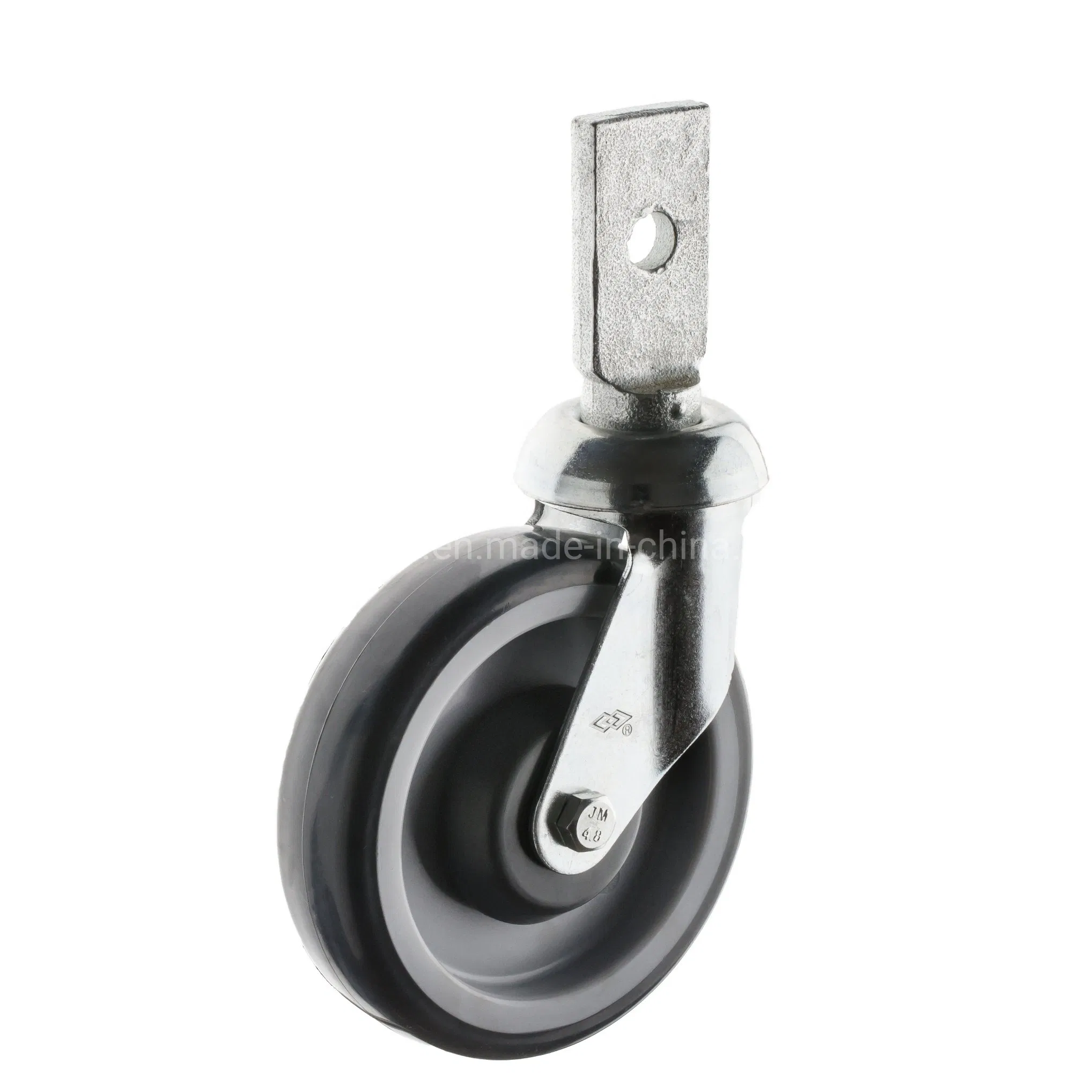 100mm TPR Caster for Trolley Noiseless Wheel for Hand Cart