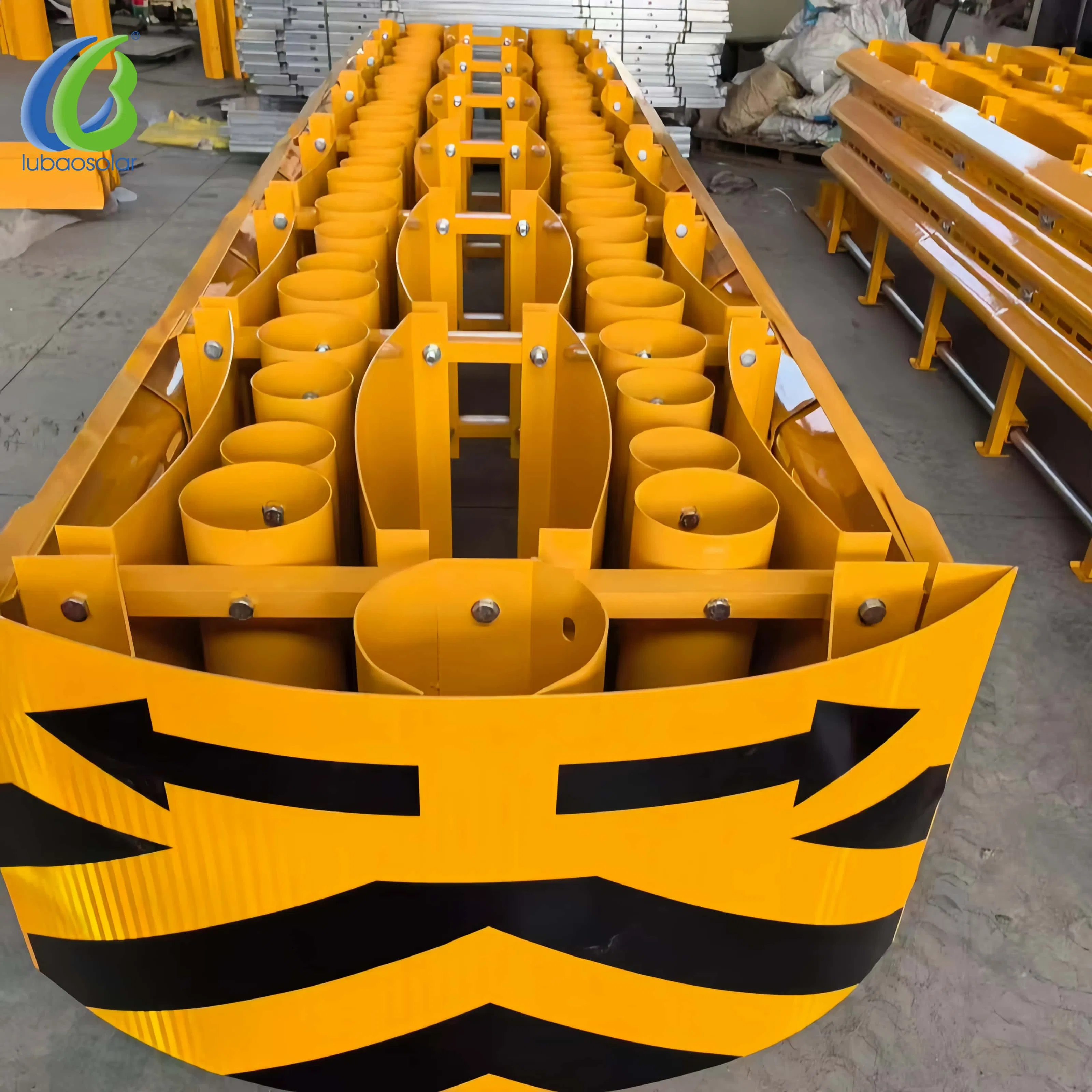 Highway Safety Energy Absorbing Metal Barrier System Crash Attenuator