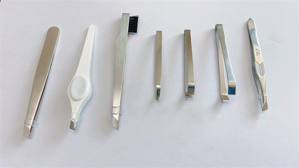 Professional Eyebrow Tweezers Hair Stainless Steel Tweezers Eyebrow with Painting for Personal Care Beauty Make up Tools