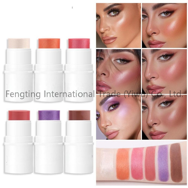 High Pigment Natural Tint Matte Blusher Soft Lip & Cheek Single Lightweight Moisturizer Wholesale Blush Stick