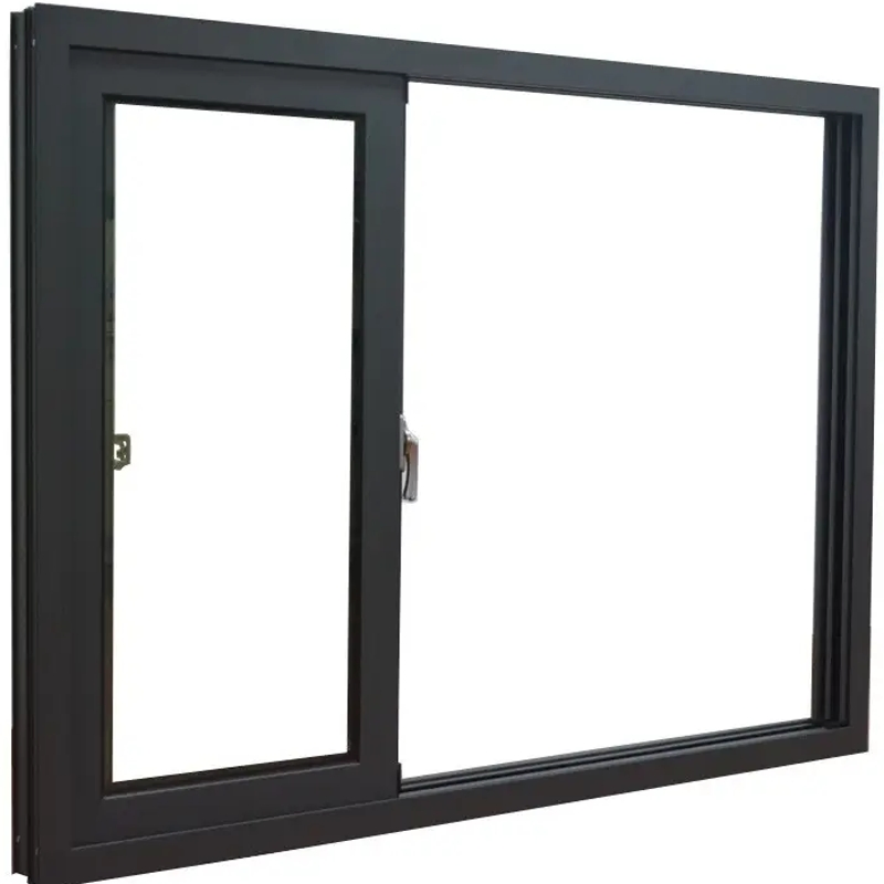 Heat Insulation Windproof Aluminium Double and Triple Tempered Glass Sliding Windows