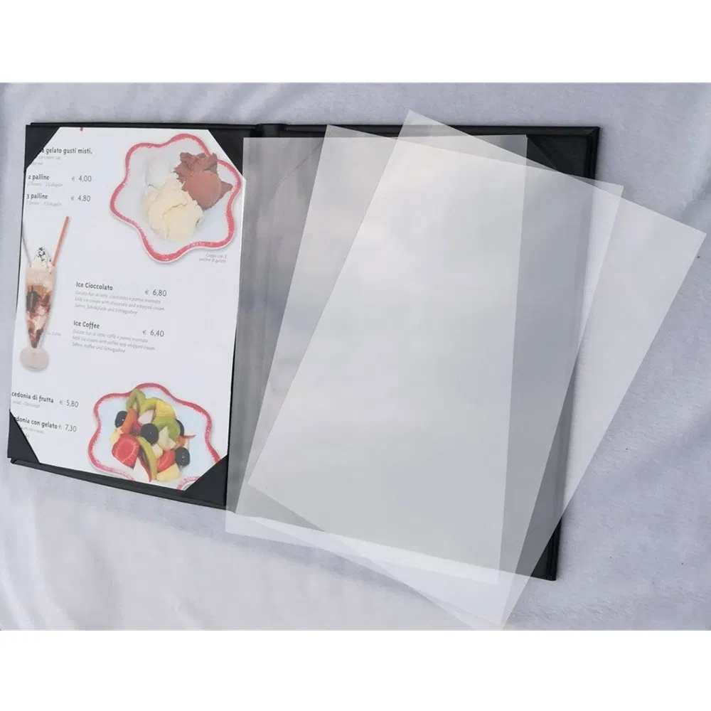 Restaurant A4 Size Leather Menu Cover Manufacturer of PU Leather Menu Cover Holder