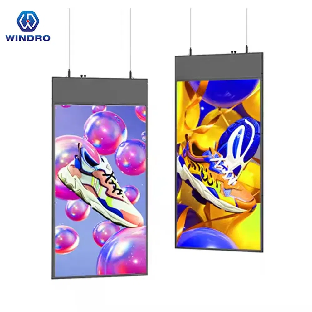 Двусторонний 55'' LCD дисплей для рекламы с CMS