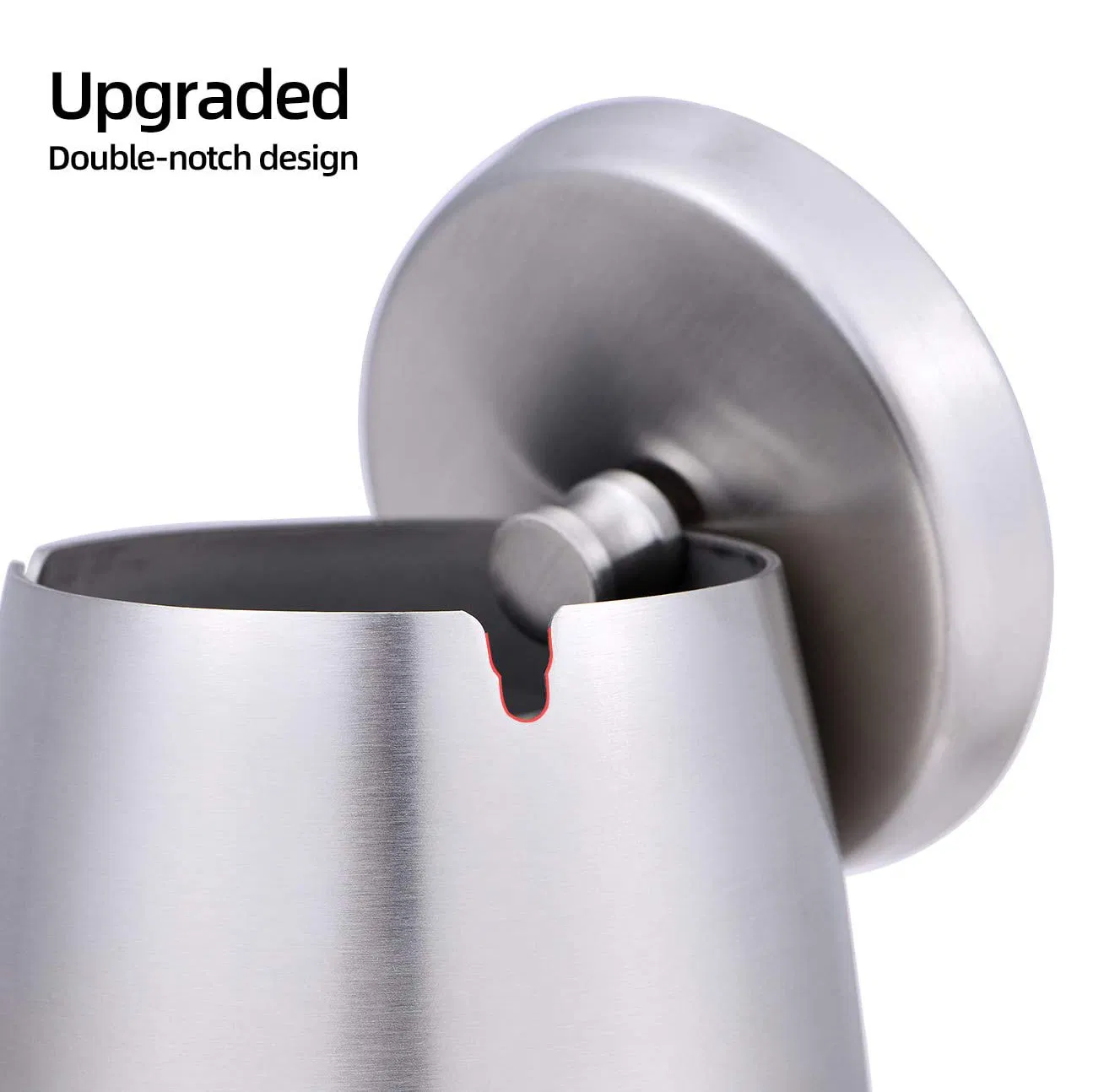 Stainless Steel Outdoor Ashtray with Lid for Cigarette Ash Tray