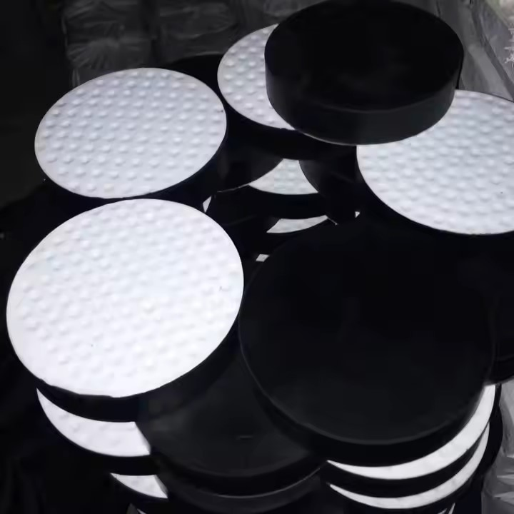Aohong High Quality Customizable Neoprene Bridge Bearing Shock Absorbing Rubber Industrial Use Moulding Cutting Processing Available