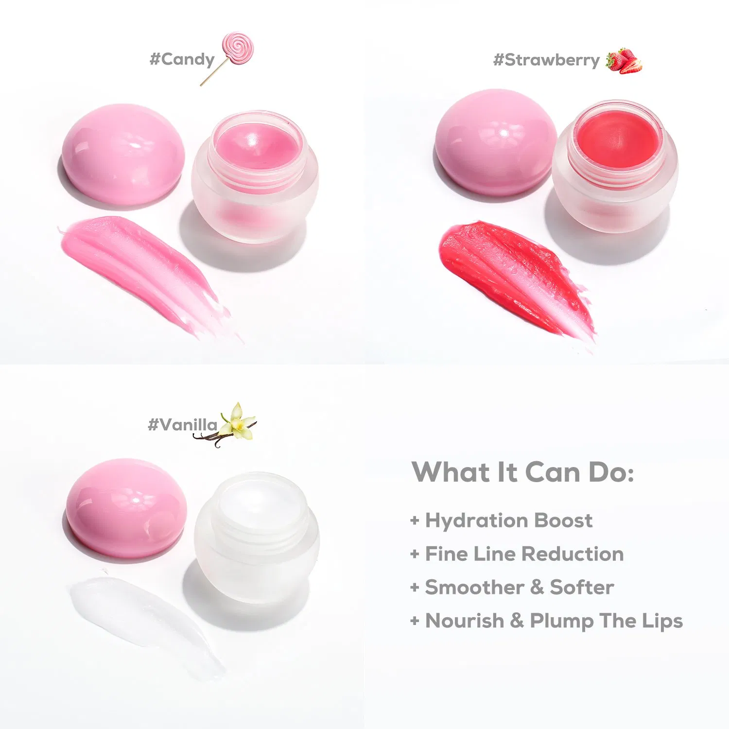 Organic Vegan Overnight Lip Balm for Plump, Hydrated Lips