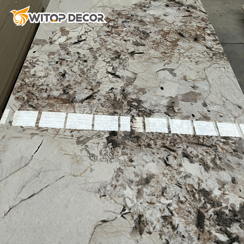 1220*2440mm UV Wall Panel PVC Marble Sheet for Interior Wall Decoration