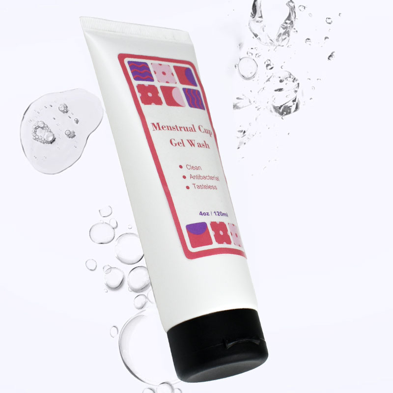 Menstrual Cup Wash Premium Gel Cleaner for Silicone Period Cup and Discs Natural Ingredients Safe and Healthy Way to Clean Copa Menstrual Cups 120ml Pack