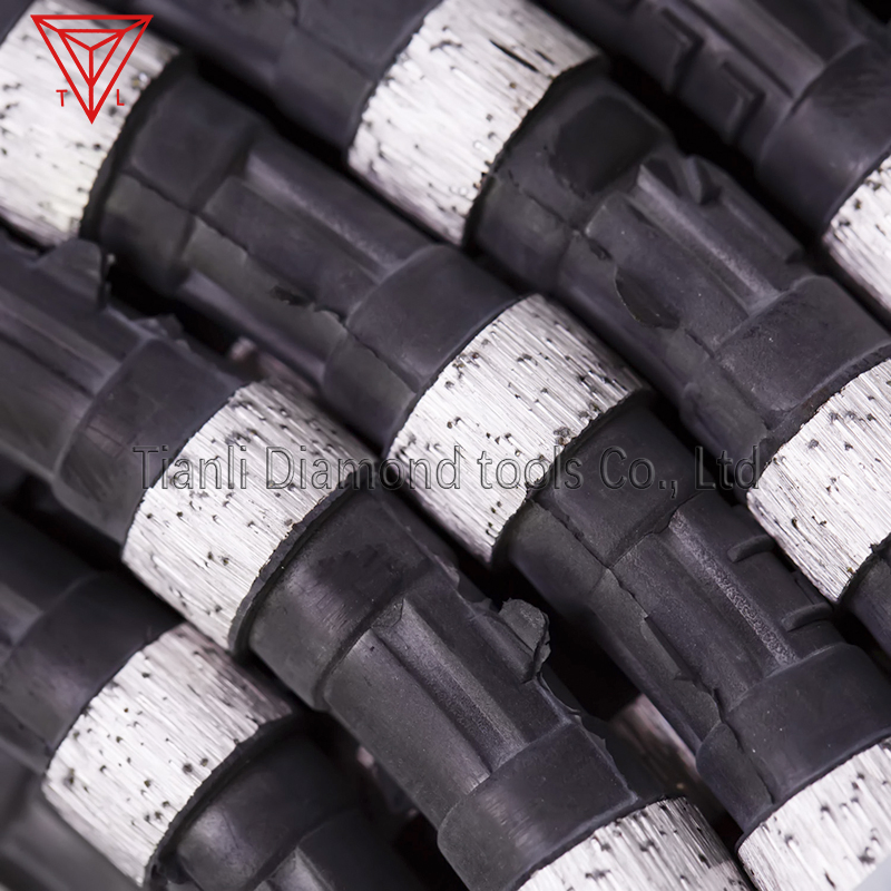 Tianli Diamond Marble Stone CNC Pulling Steel Cutting Wire Saw Rope