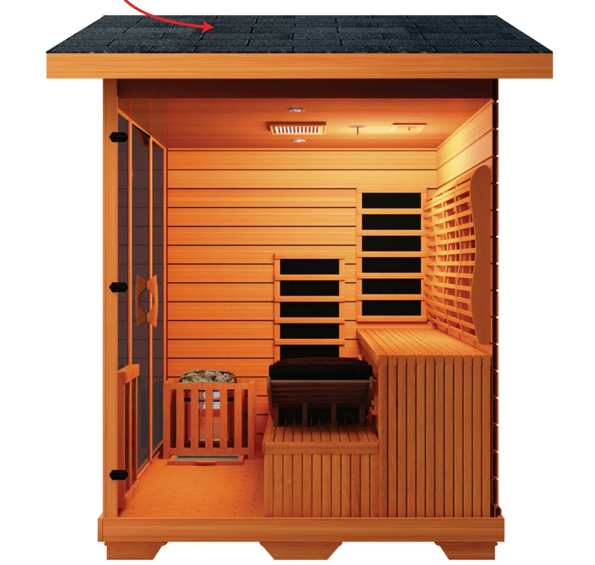 Портативная паровая сауна для улицы Premium 2025