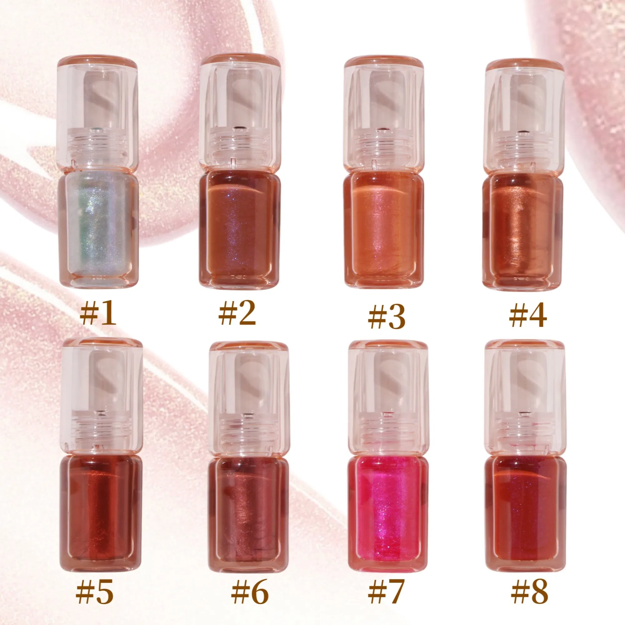 Diamond Shimmer Shiny Lipgloss Custom Wholesale Lip Gloss with Glitter Private Label Lip Makeup
