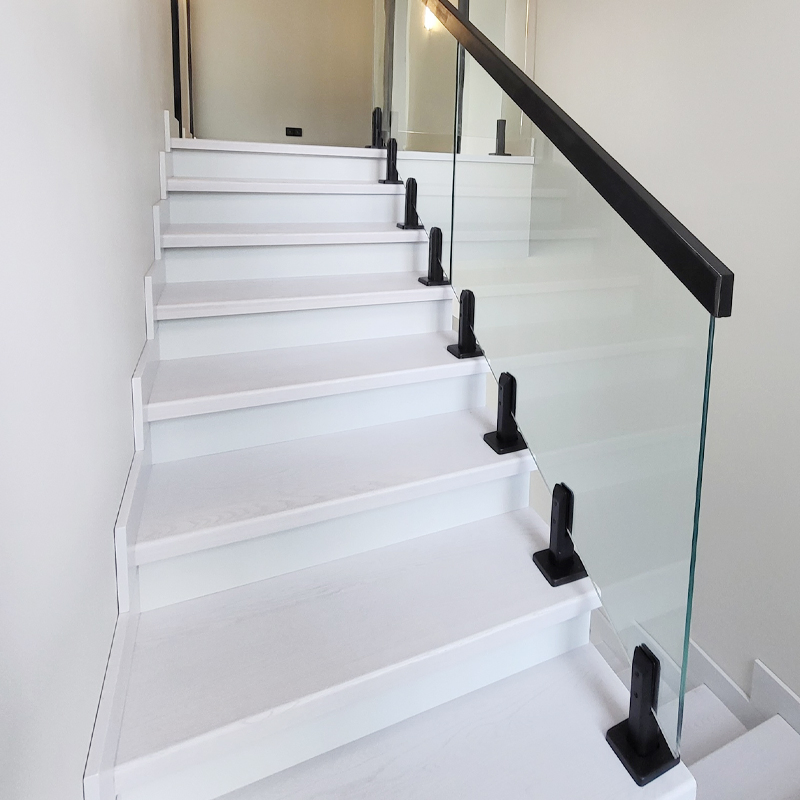 Multi-Color Square Glass Railing Spigot Handrail Frameless Balustrade for Stair/Balcony/Swimming Pool