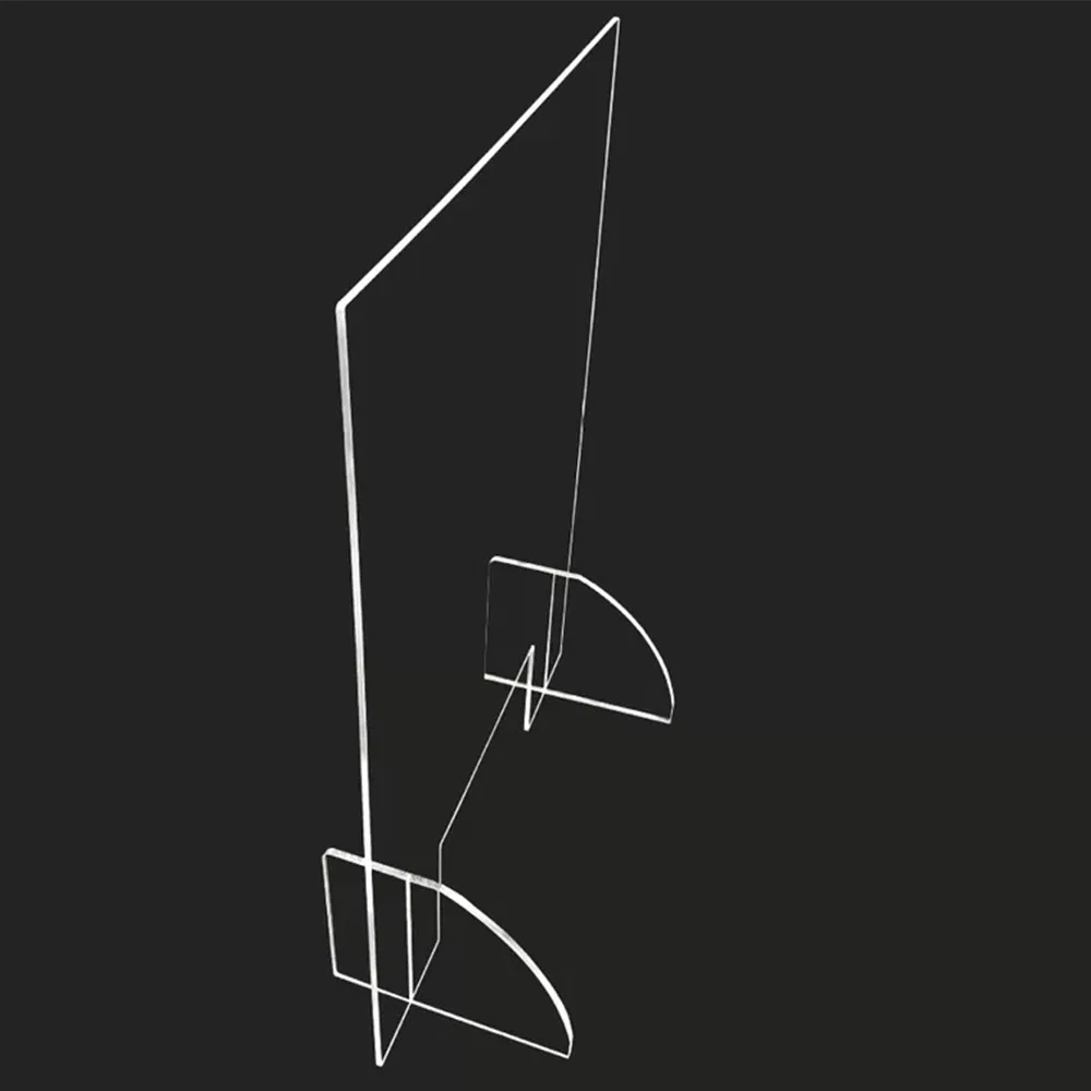 Sneeze Guard Standing Screen, Sneeze Guard Glass Office, Nail Salon