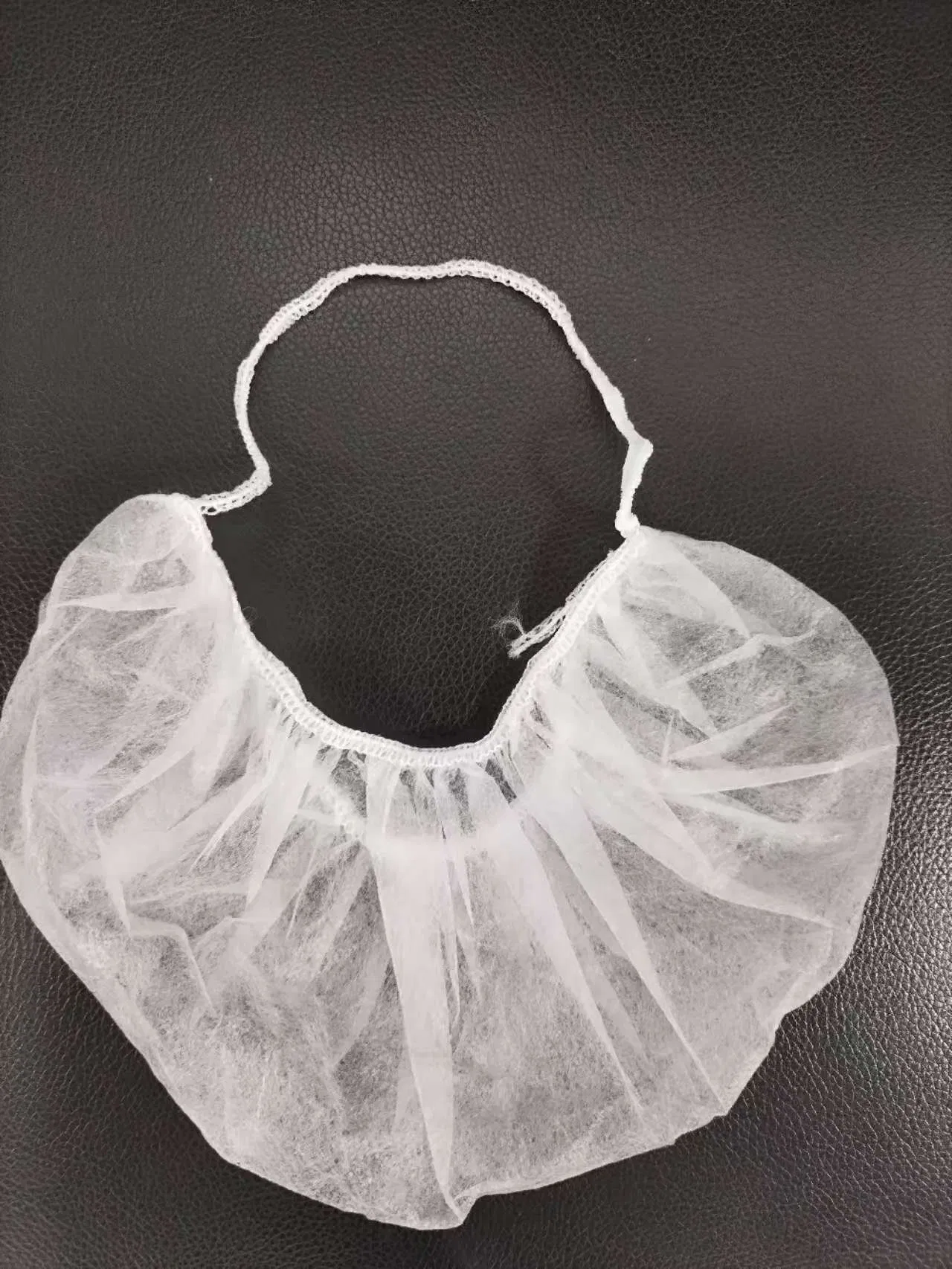 Disposable Nonwoven Beard Cover Net with Single/Double Elastic Earloop