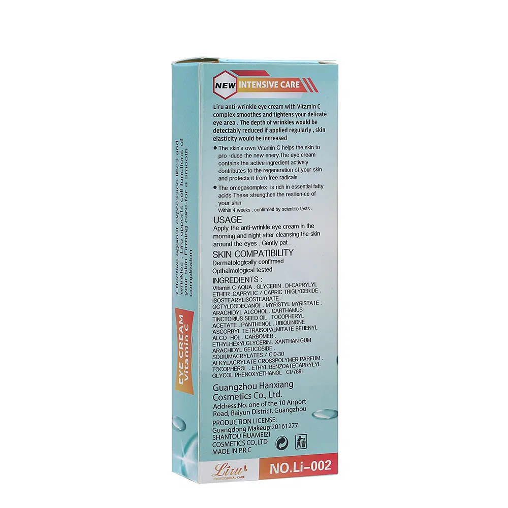 Revitalizing Vitamin C Eye Cream for Brightening Dark Circles