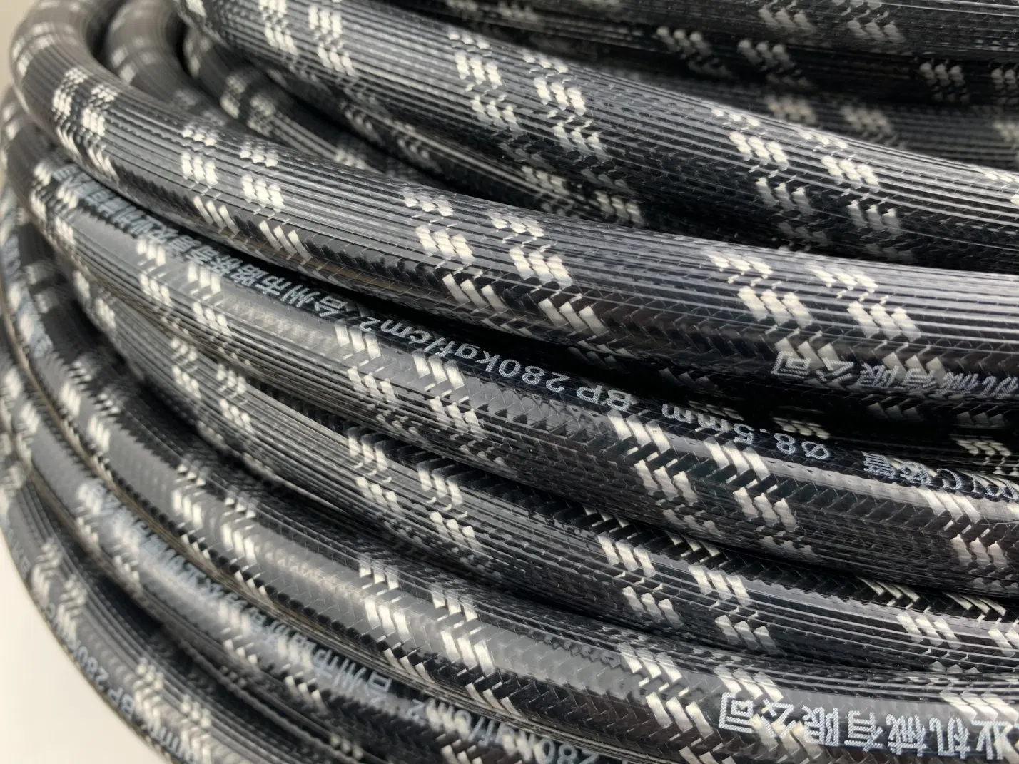 5/16′ ′ Reinforced Fiber Braided PVC Hose Pipe 3 Layer