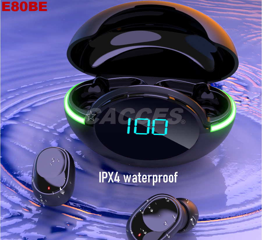 Беспроводные наушники-вкладыши E80BE с кейсом