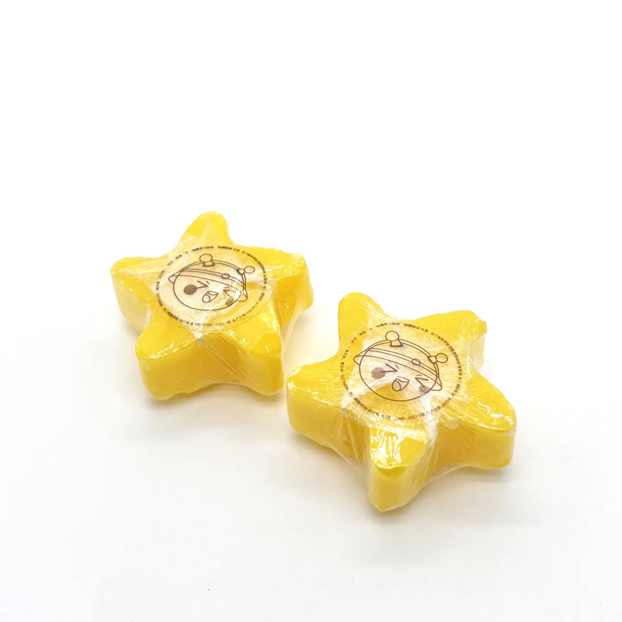 18g Yellow Starfish-Shaped Soap Chamomile Fragrance with Plastic Wrap Packaging 03