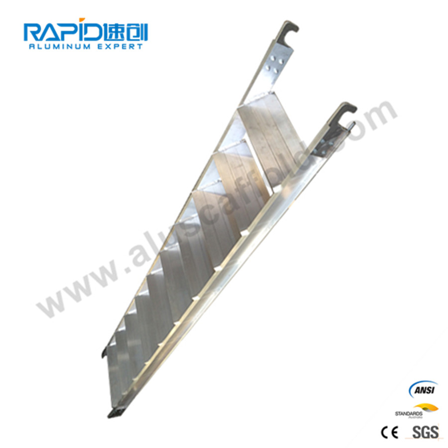 Aluminum Metal Folding Extension Dock Step Scaffold Ladder