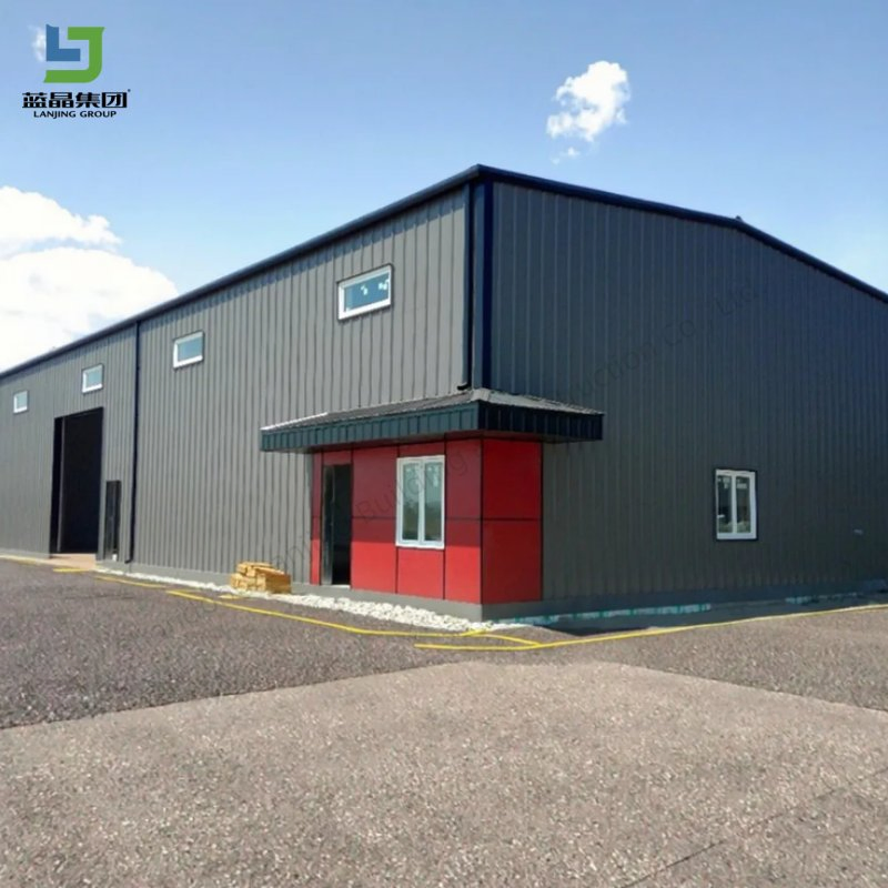 Large Span Steel Structure Industrial Prefab Metal Warehouse Building Garage Shed Workshop Poultry Layer Broiler Breeder Chicken Farm House Low Cost Price
