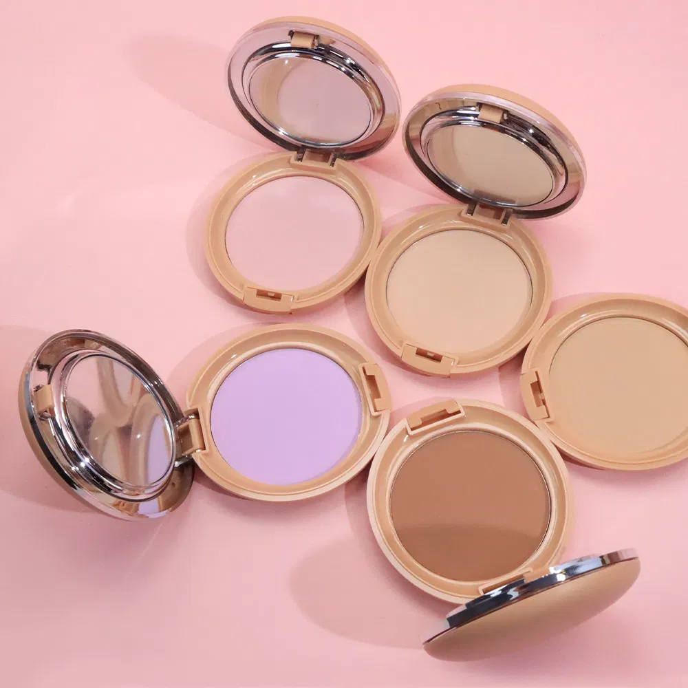 Vegan Matte Finished Setting Powder Long Lasting Oil Control Face Matte Contour Bronzer Pressed Compact Powder