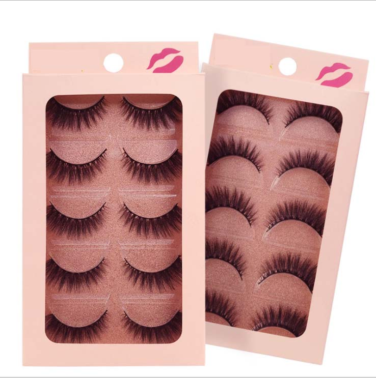 Lighter Weight Ultra Soft Black Fiber Multi Styles Full Strip Lashes