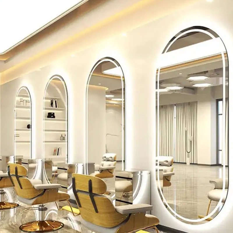 Hot Selling Customized Salon LED Mirrors Smart Glass Touch Screen Mirror Full Length Mirror with Lights
