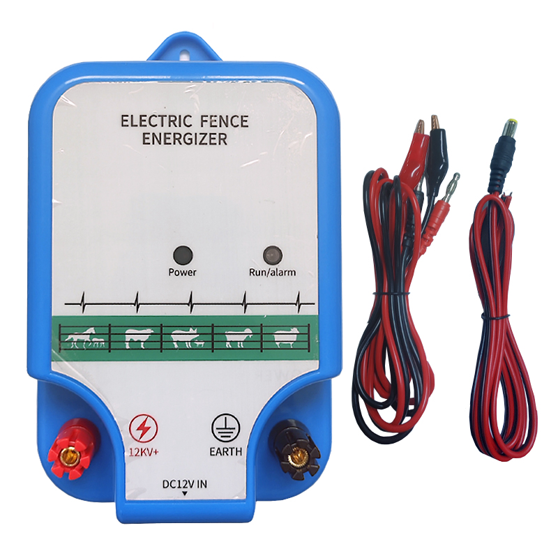 High Voltage Pulse Energizer for Cattle and Pigs in Solar Electric Fence Breeding Complete Set of Protection Net System for Pasture Electric Fence Energizer