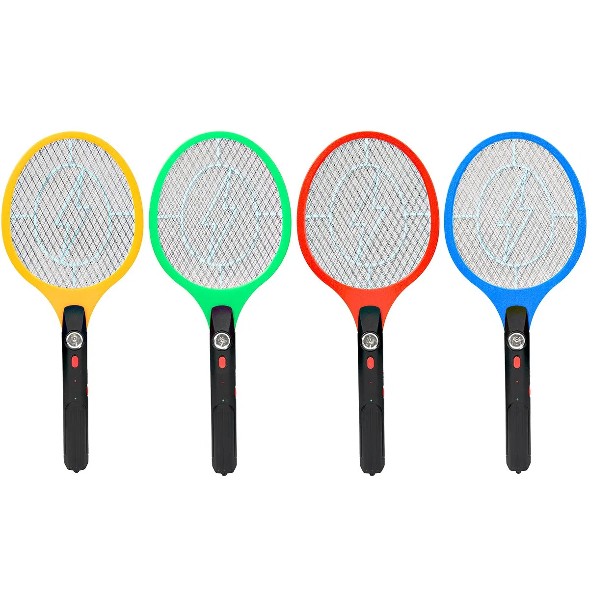 Middle Size Rechargeable with LED Light Mosquito Racket