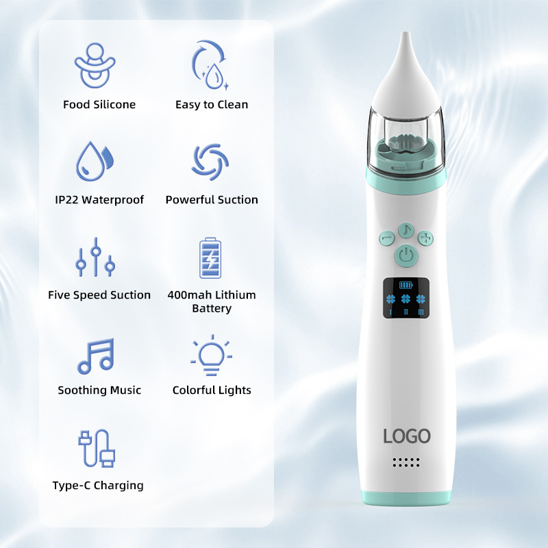 Nose Cleaner Mucus Removal Efficient Nasal Aspirator Electric Baby Nasal Suction Device