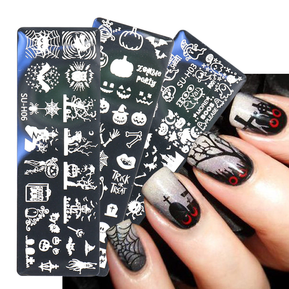 Custom Metal Stainless Steel Double Side Etched Nail Stamping Plate