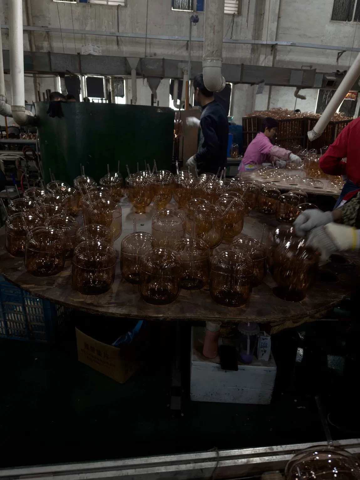 Pink Color Glass Vacuum Refill