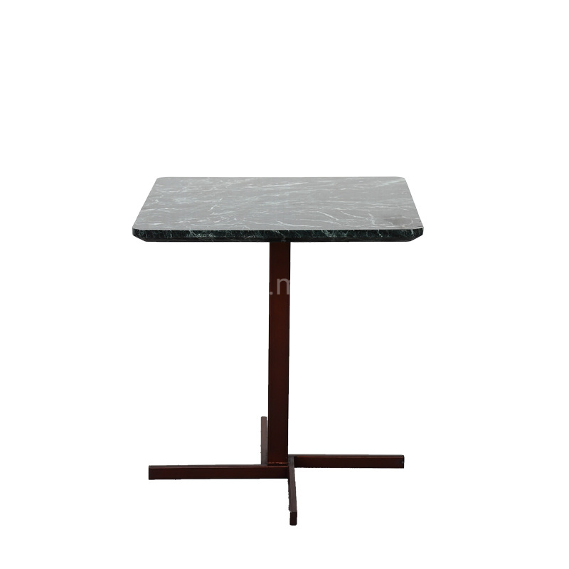 Modern Style Natural Marble Square Dining Room Tables