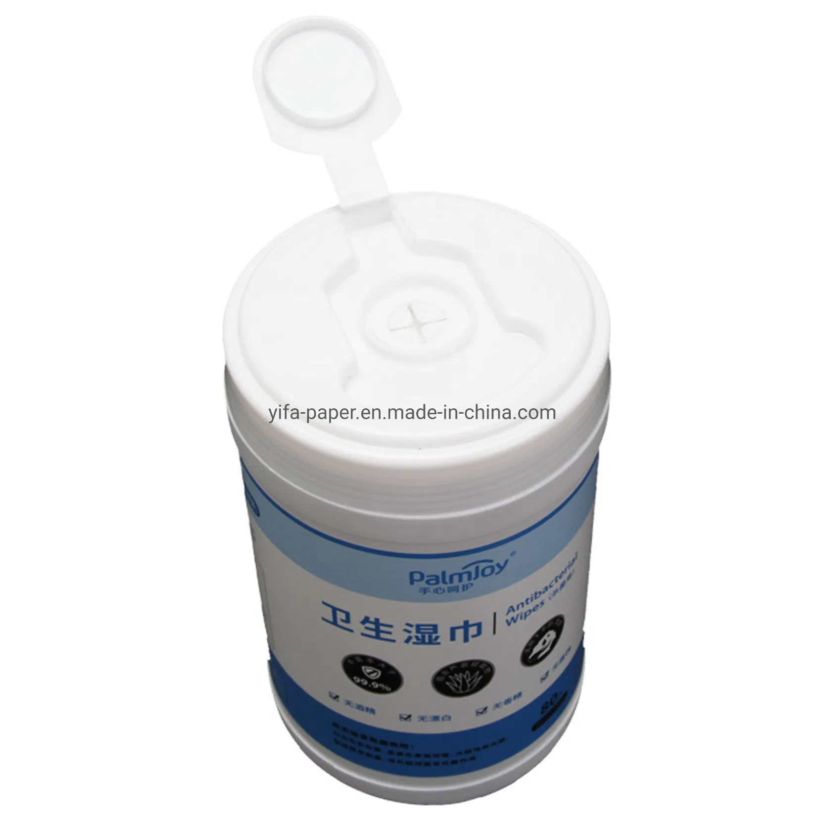 Tub Packing Anti-Bacterial Wet Wipes Germs Killing Wet Wipes