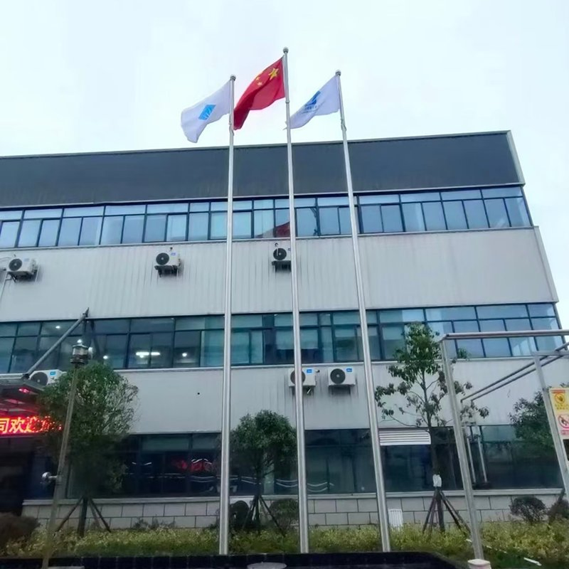 Supplier 25FT Banner Flags Poles Truck Pulley Gold Flag Poles