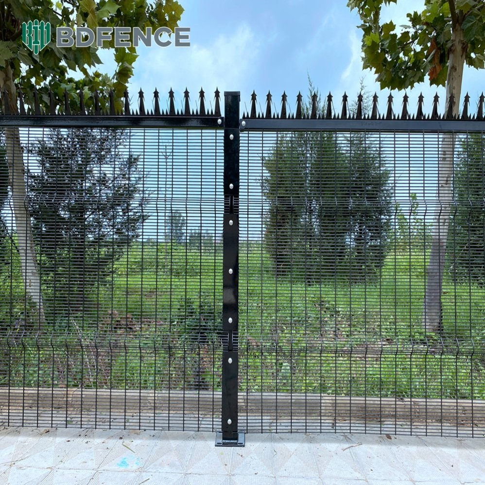 High Security 358 Anti-Climb Fence for Prisons and Industrial Airports Perimeter Trellis & Gates Product Category 358 Fence High Security Fences Mesh Wire Fence