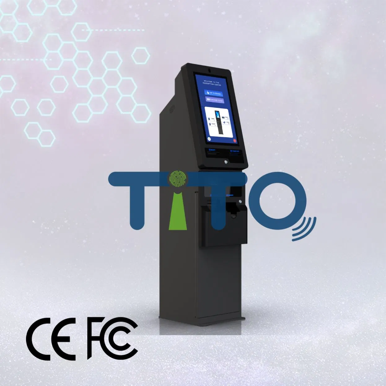 Tito Cash Redemption Kiosk System for Fruit Machines & Video Skill Games Arcades Bingo Halls and Retail