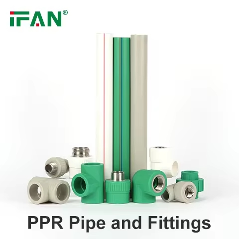 Ifan Professional Supply ISO 15874 PPR Pipe Fitting 20-125mm Plastic PPR Fittings Factory OEM Plumbing Materials