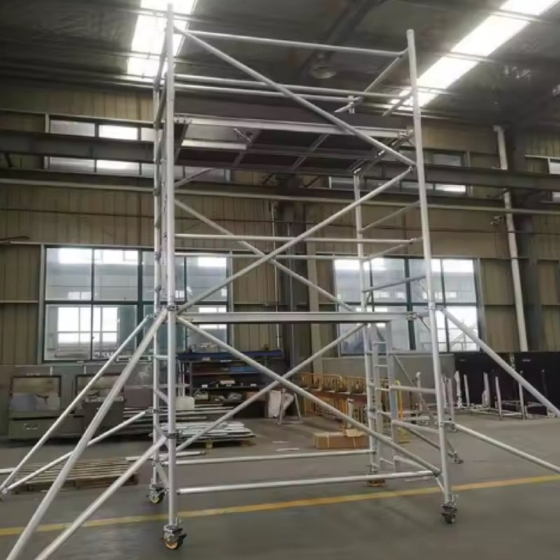 Scaffolding Heavy-Duty Aluminum Frame Scaffold Construction Mobile Step Platform